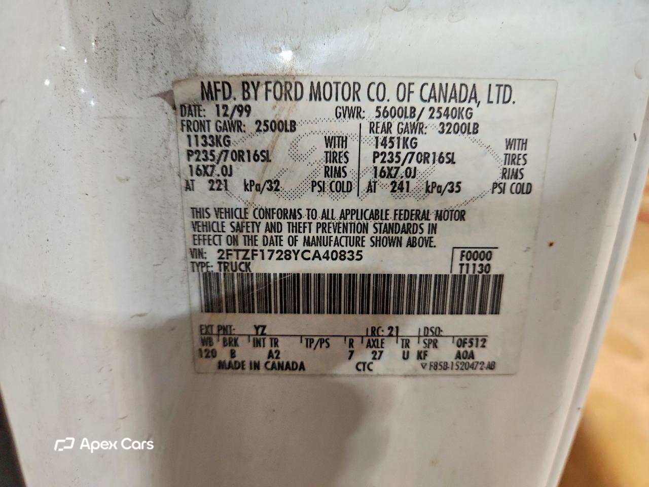 Ford F-150 2000