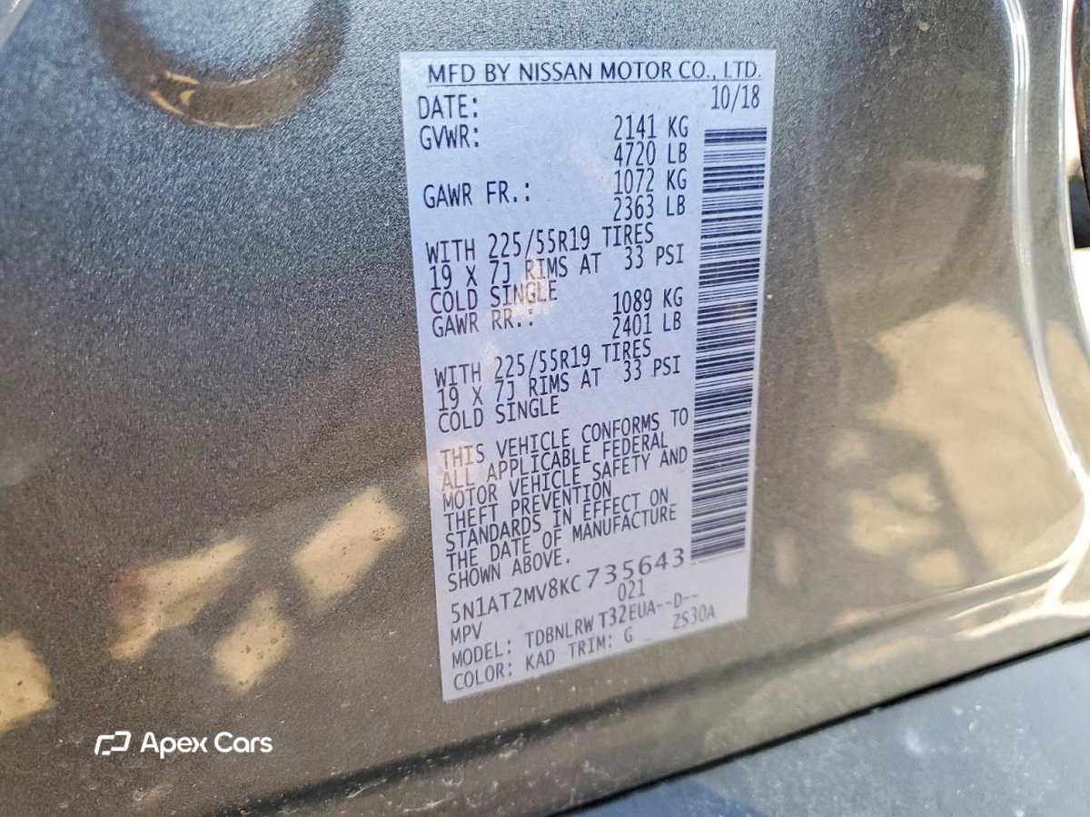Nissan Rogue 2019