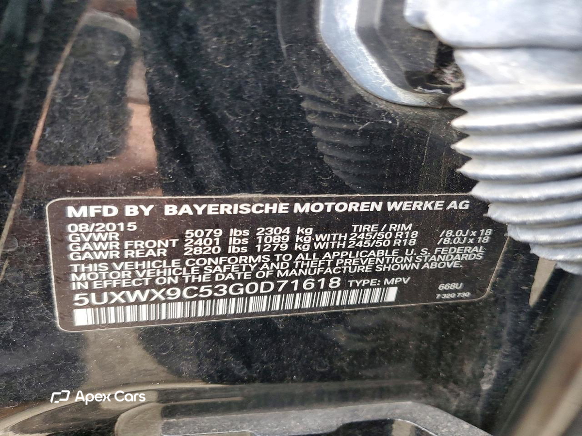 BMW X3 2016