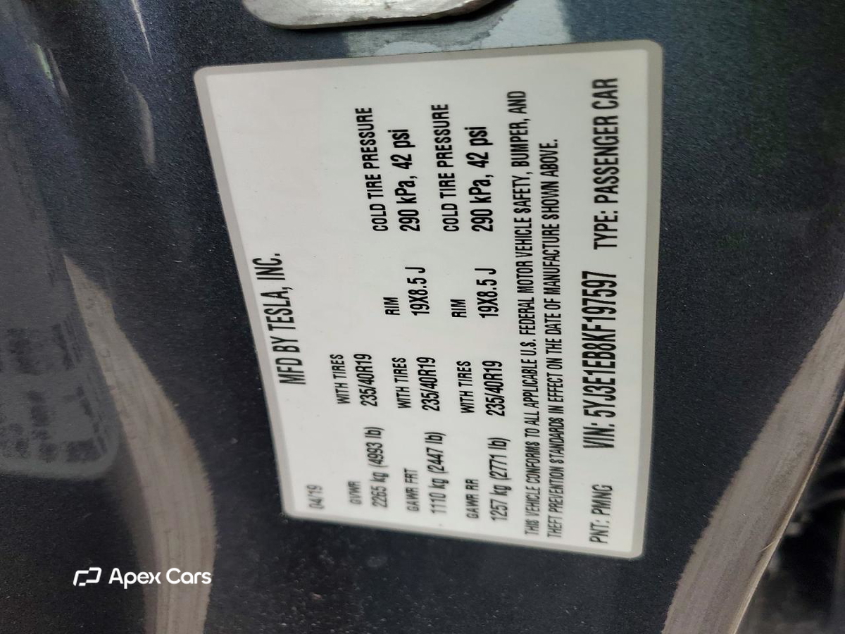 Tesla Model 3 2019