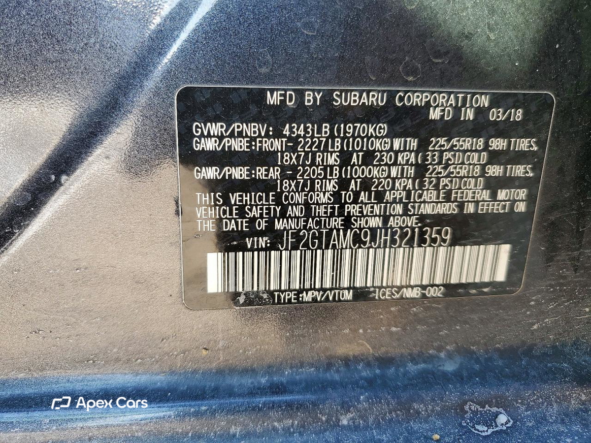 Subaru XV 2018