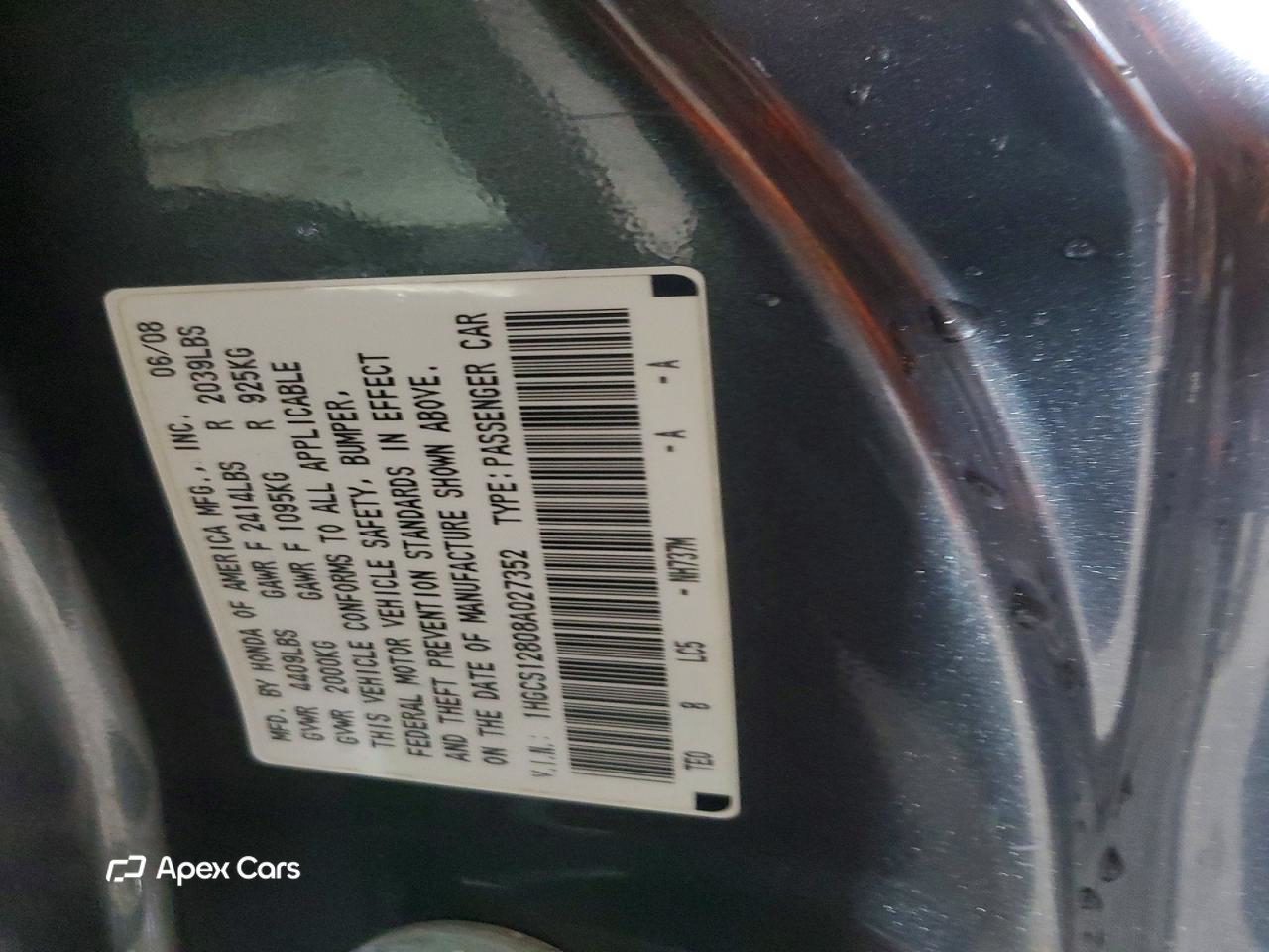 Honda Accord 2008