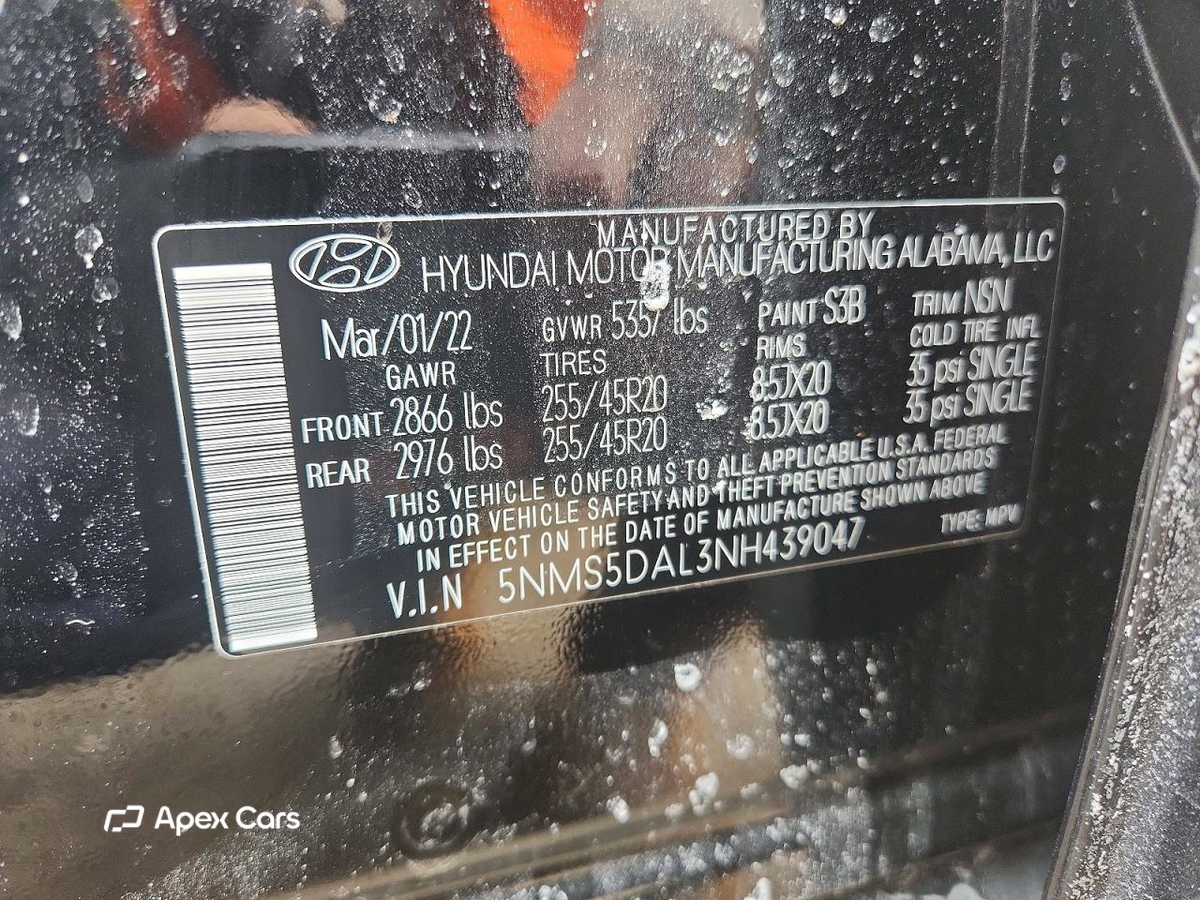 Hyundai Santa Fe 2022