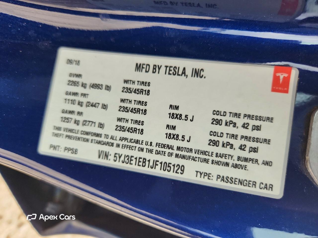 Tesla Model 3 2018