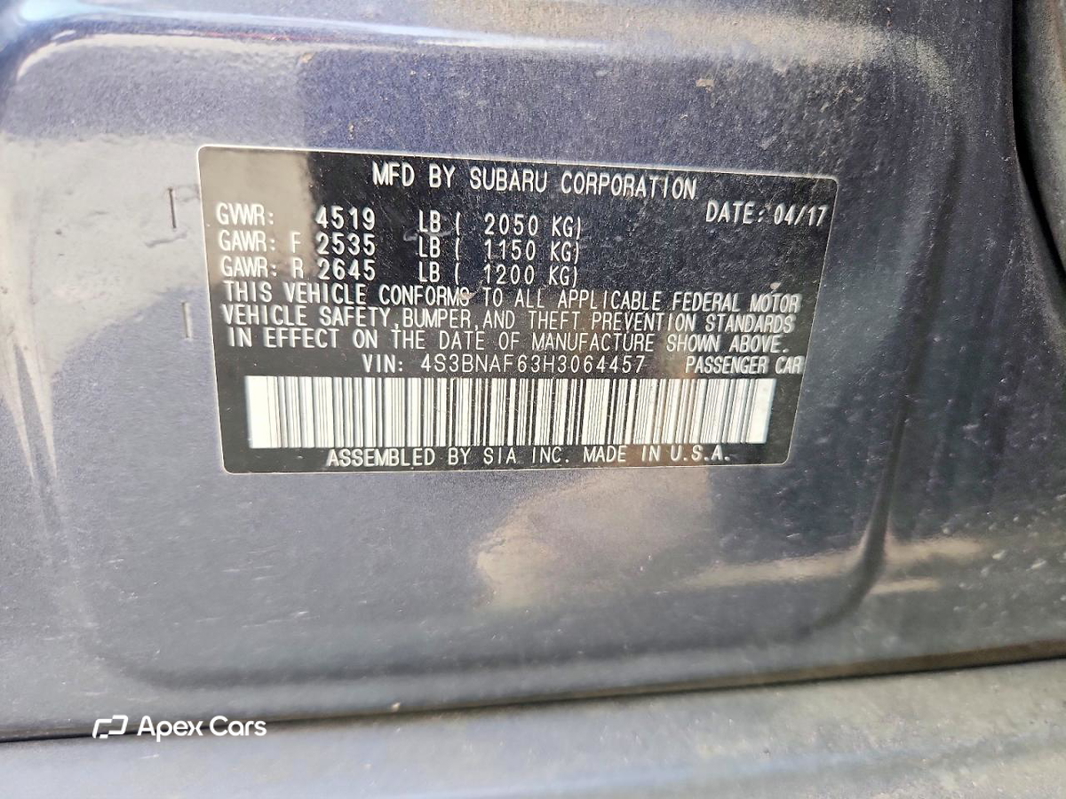 Subaru Legacy 2017