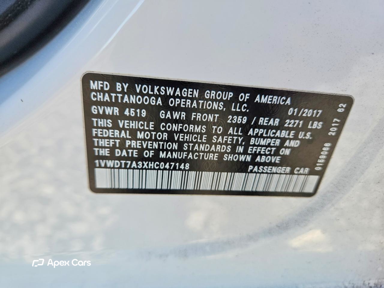 Volkswagen Passat 2017