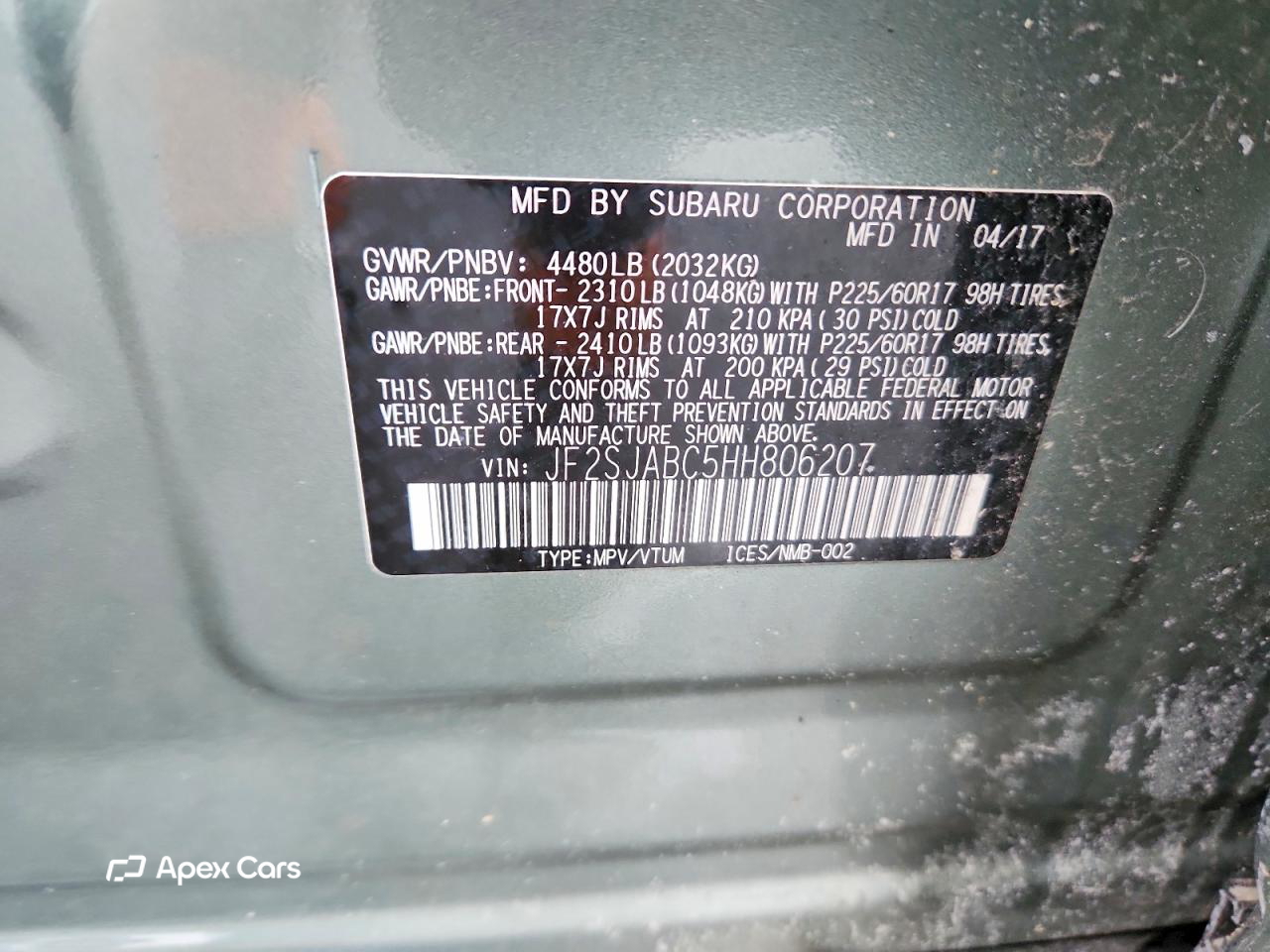 Subaru Forester 2017