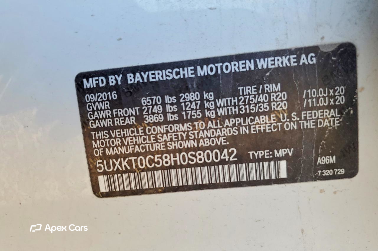 BMW X5 2017