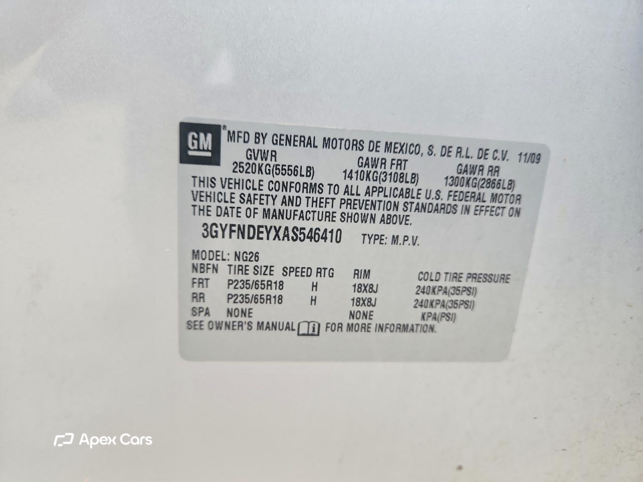 Cadillac SRX 2010