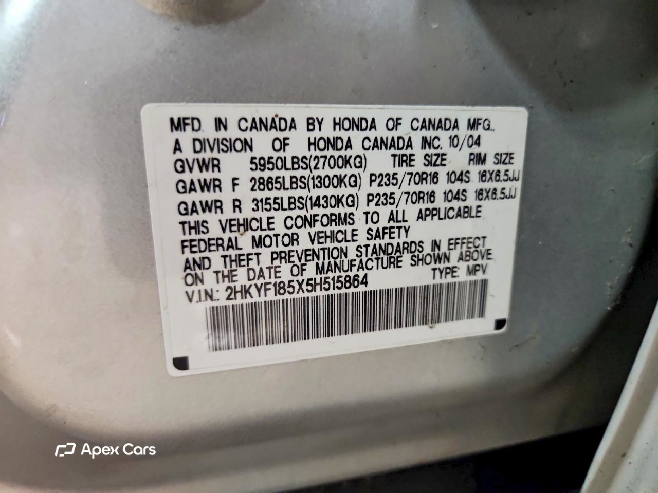 Honda Pilot 2005
