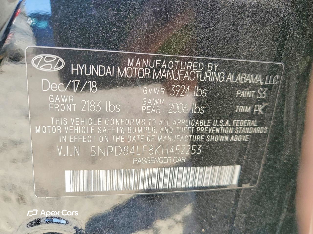 Hyundai Elantra 2019