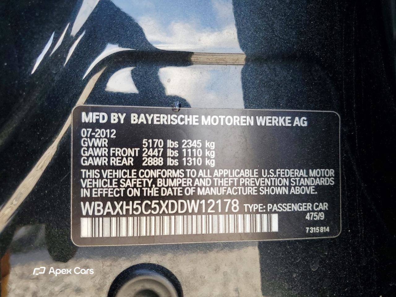 BMW Series 5 2013