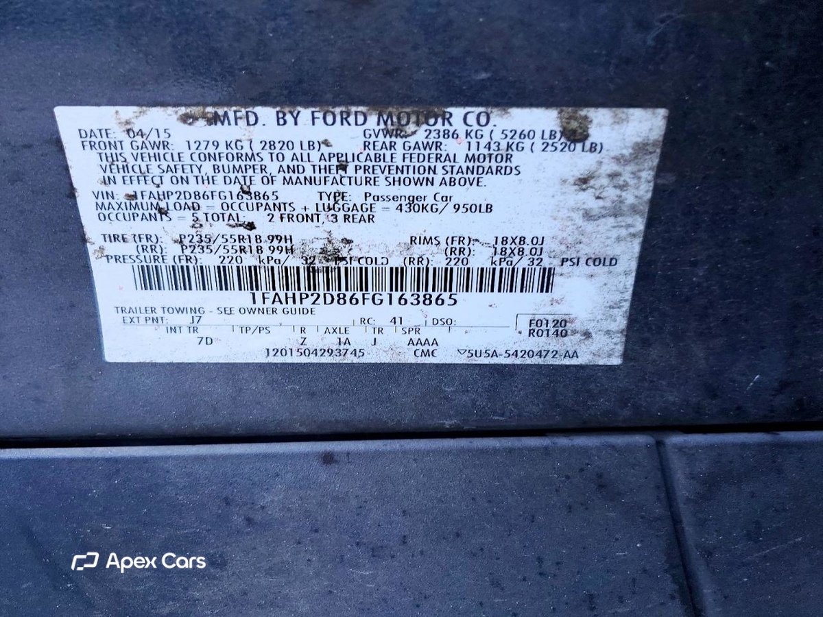 Ford Taurus 2015