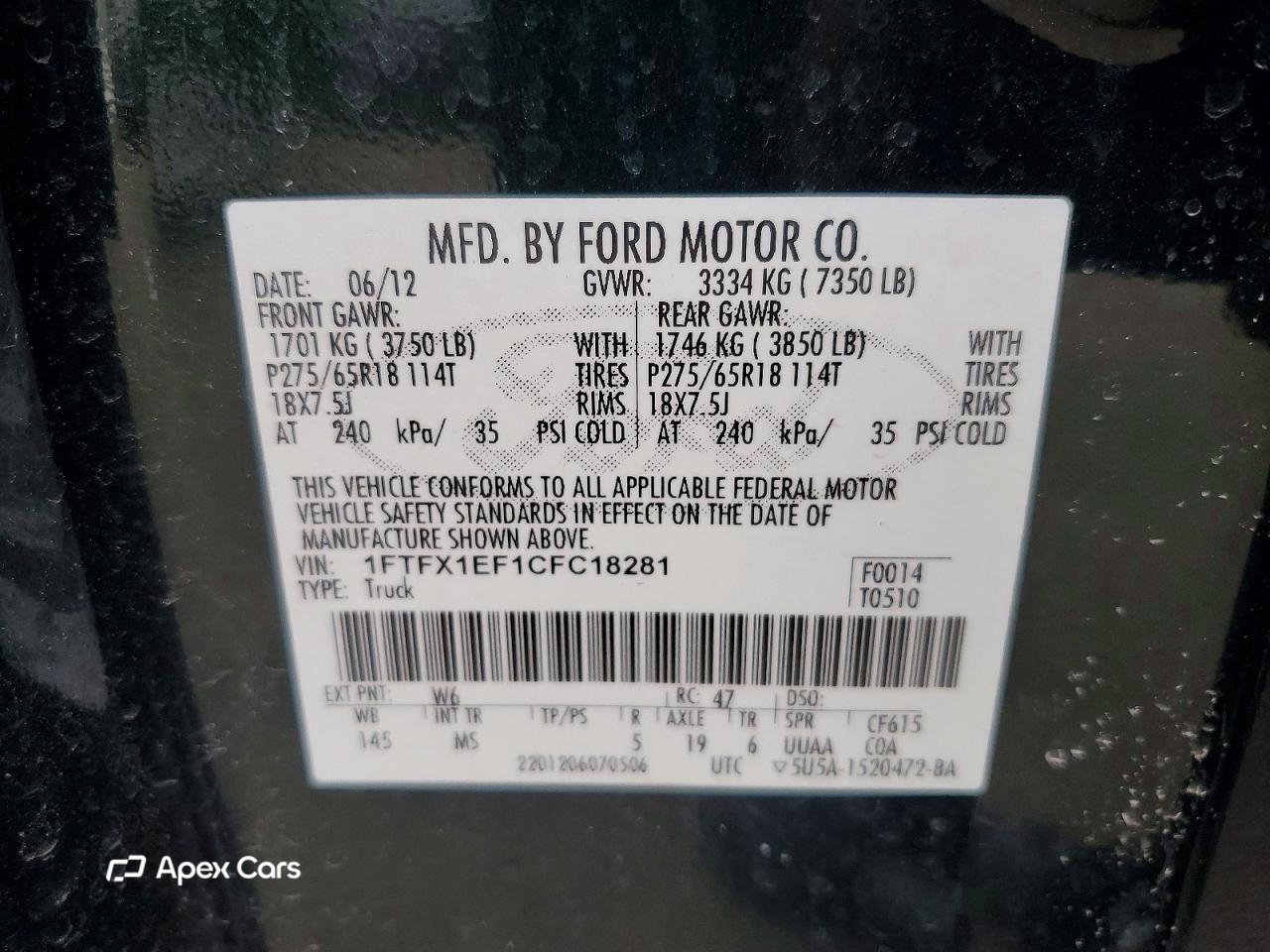Ford F-150 2012