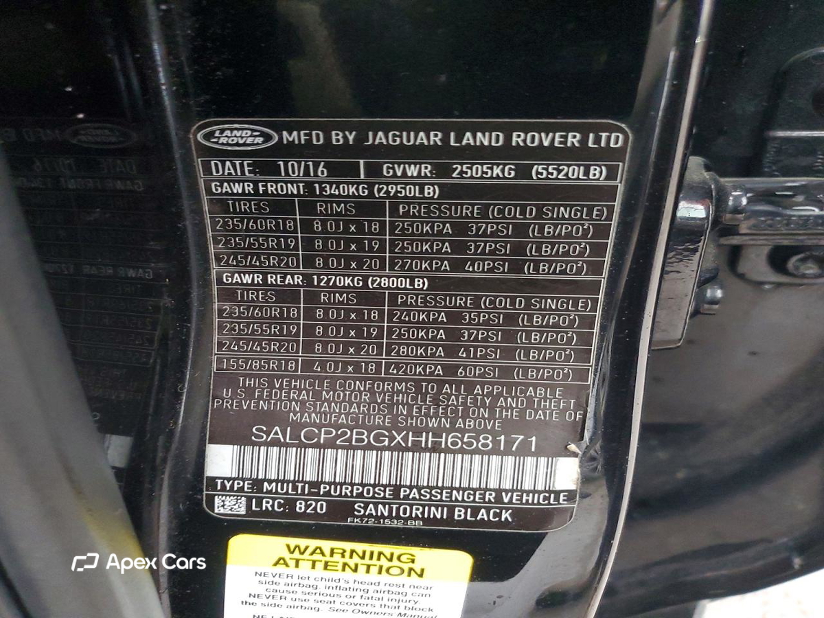 Land Rover Discovery 2017