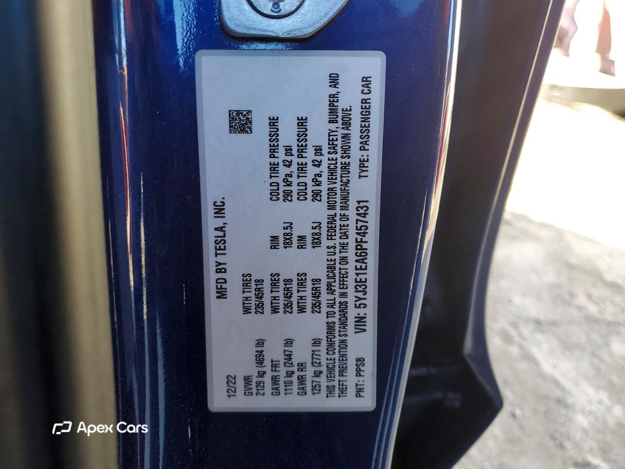 Tesla Model 3 2023