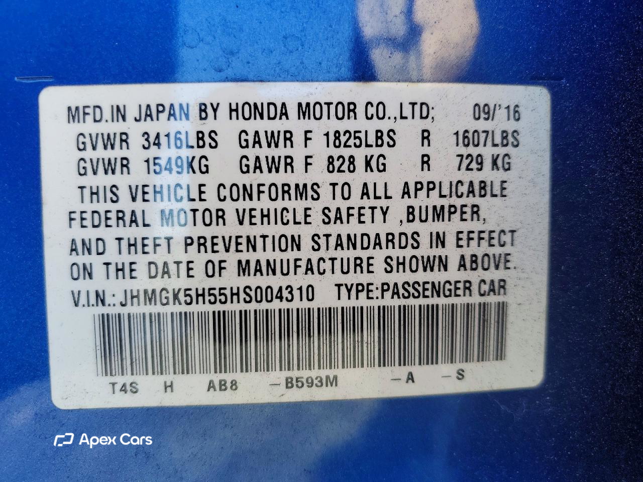 Honda Fit 2017