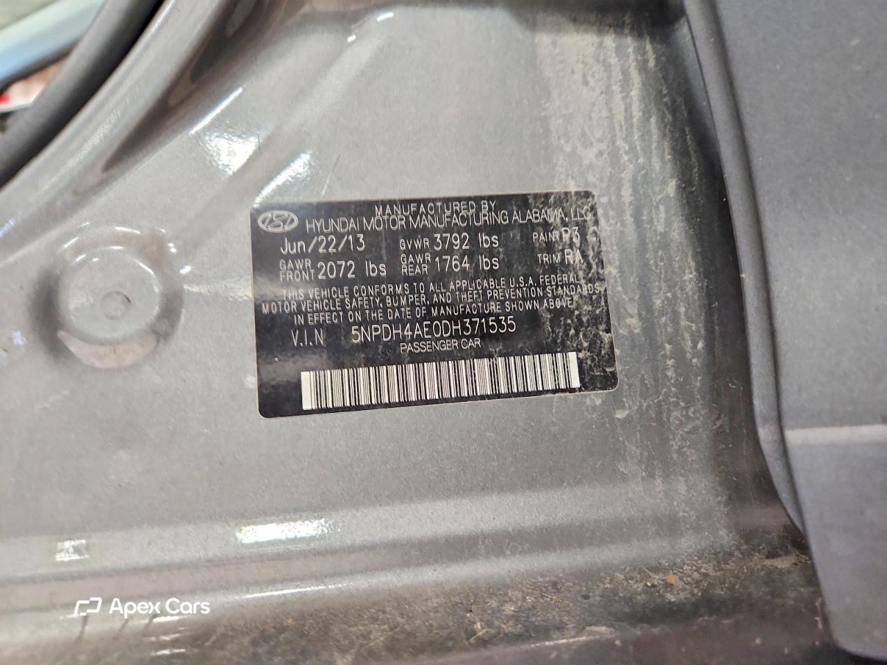 Hyundai Elantra 2013