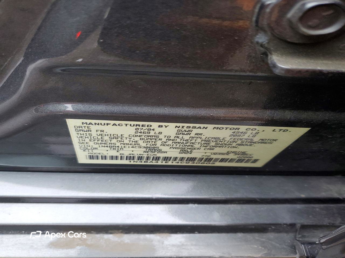 Nissan Maxima 2004
