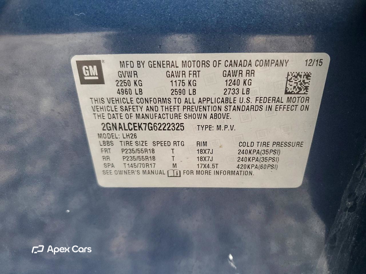 Chevrolet Equinox 2016