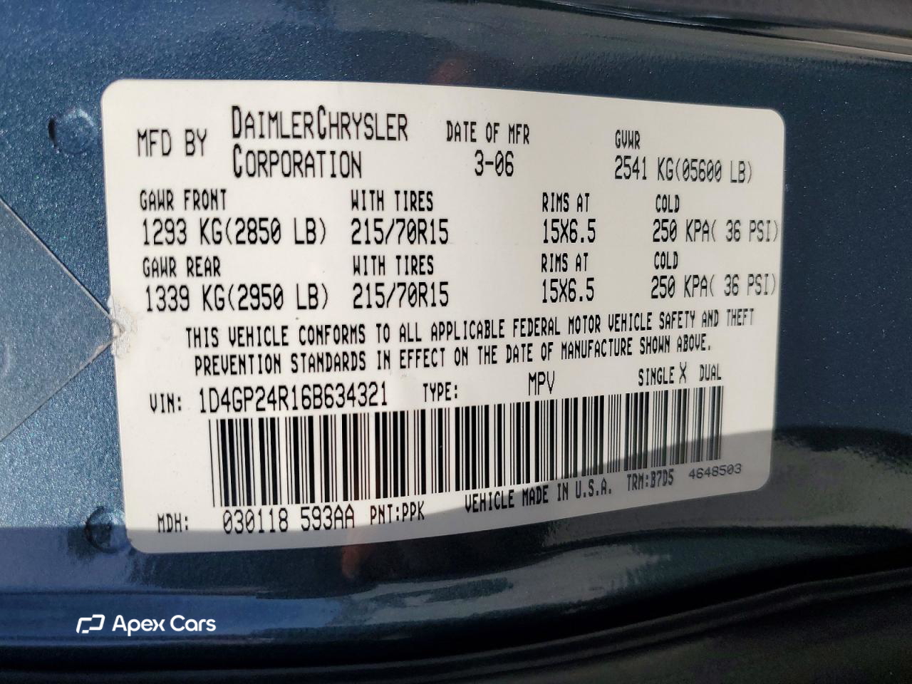 Dodge Caravan 2006