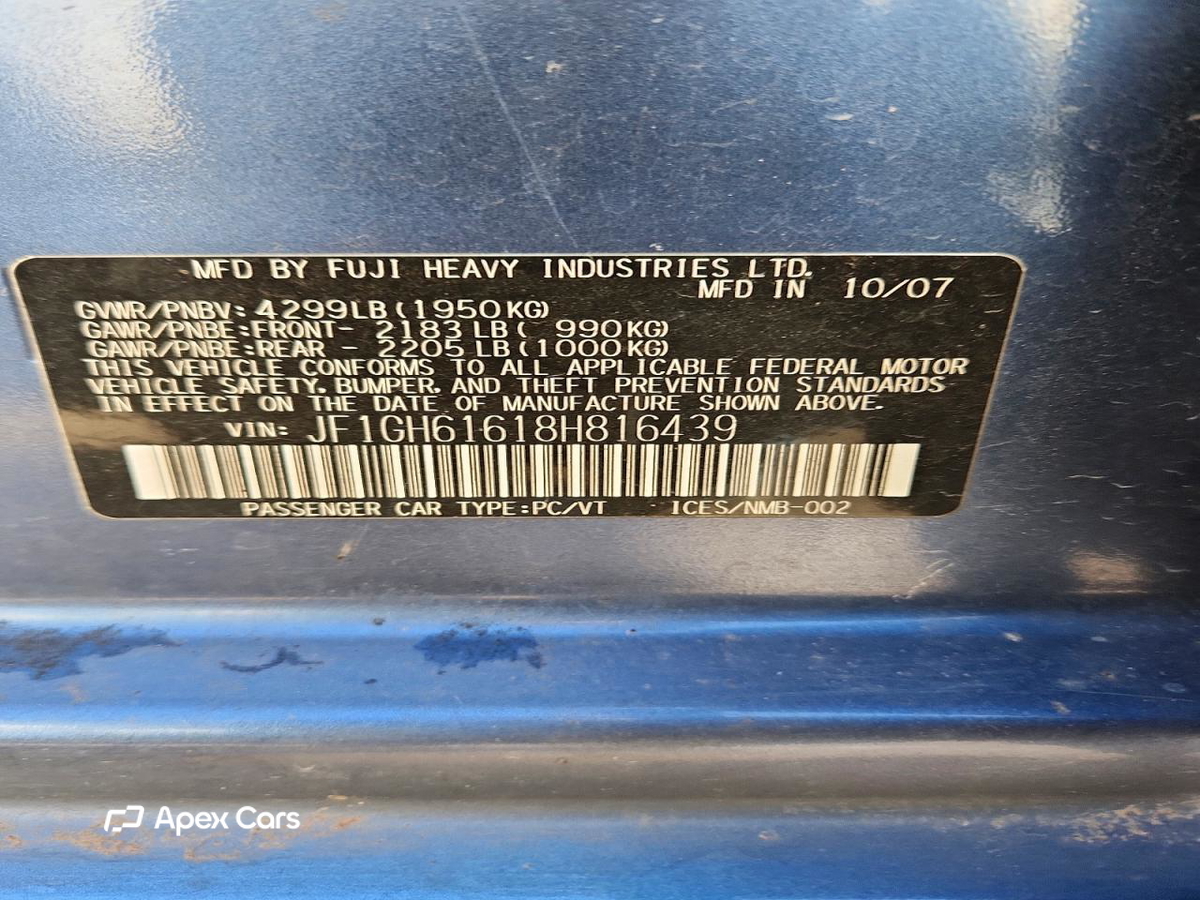 Subaru Impreza 2008