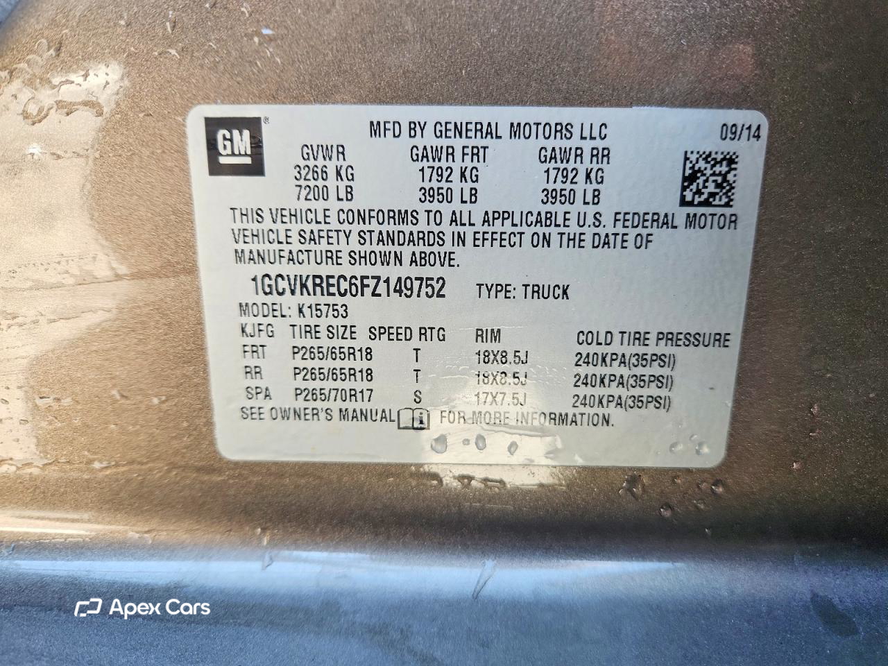Chevrolet Silverado 2015