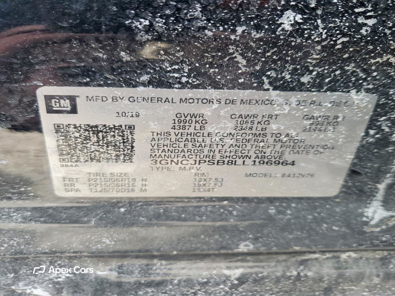 Chevrolet Trax 2020