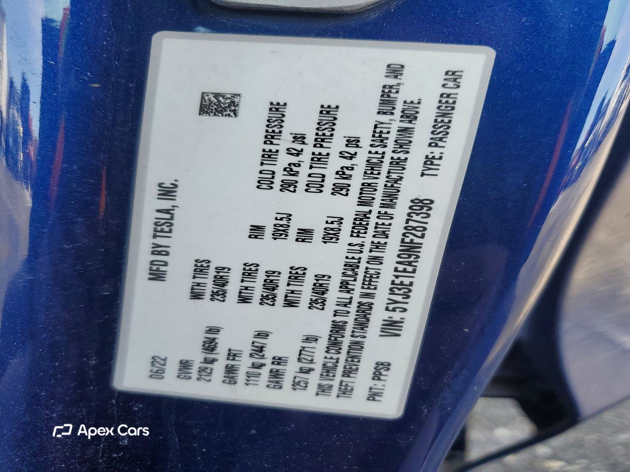 Tesla Model 3 2022