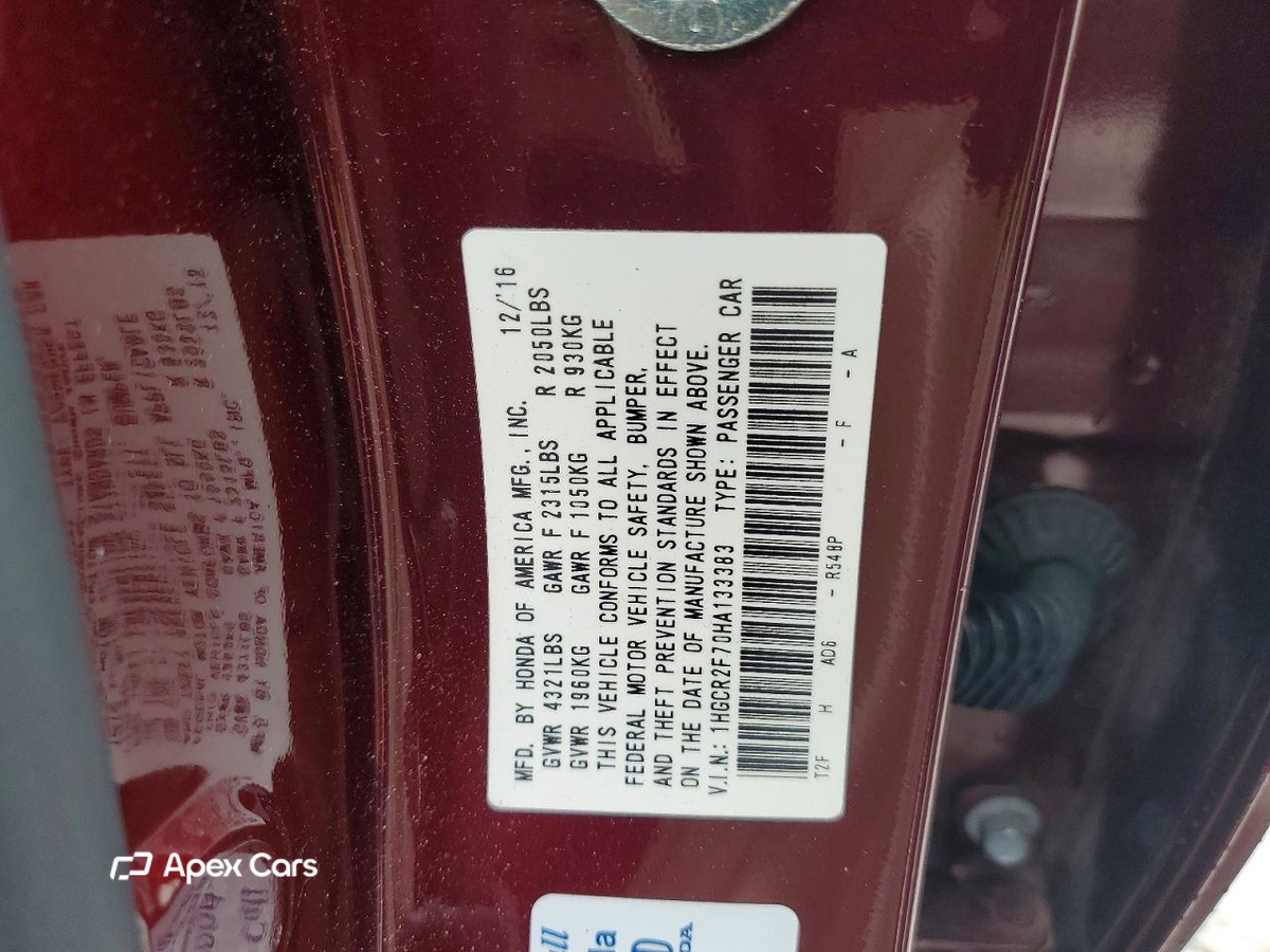 Honda Accord 2017