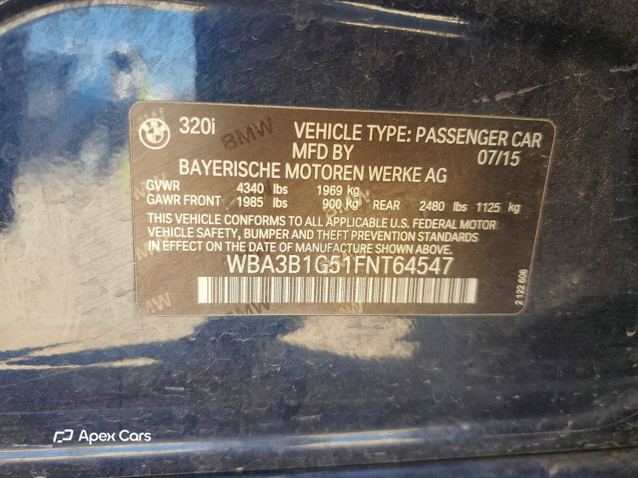 BMW Series 3 2015