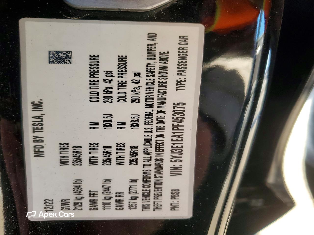 Tesla Model 3 2023