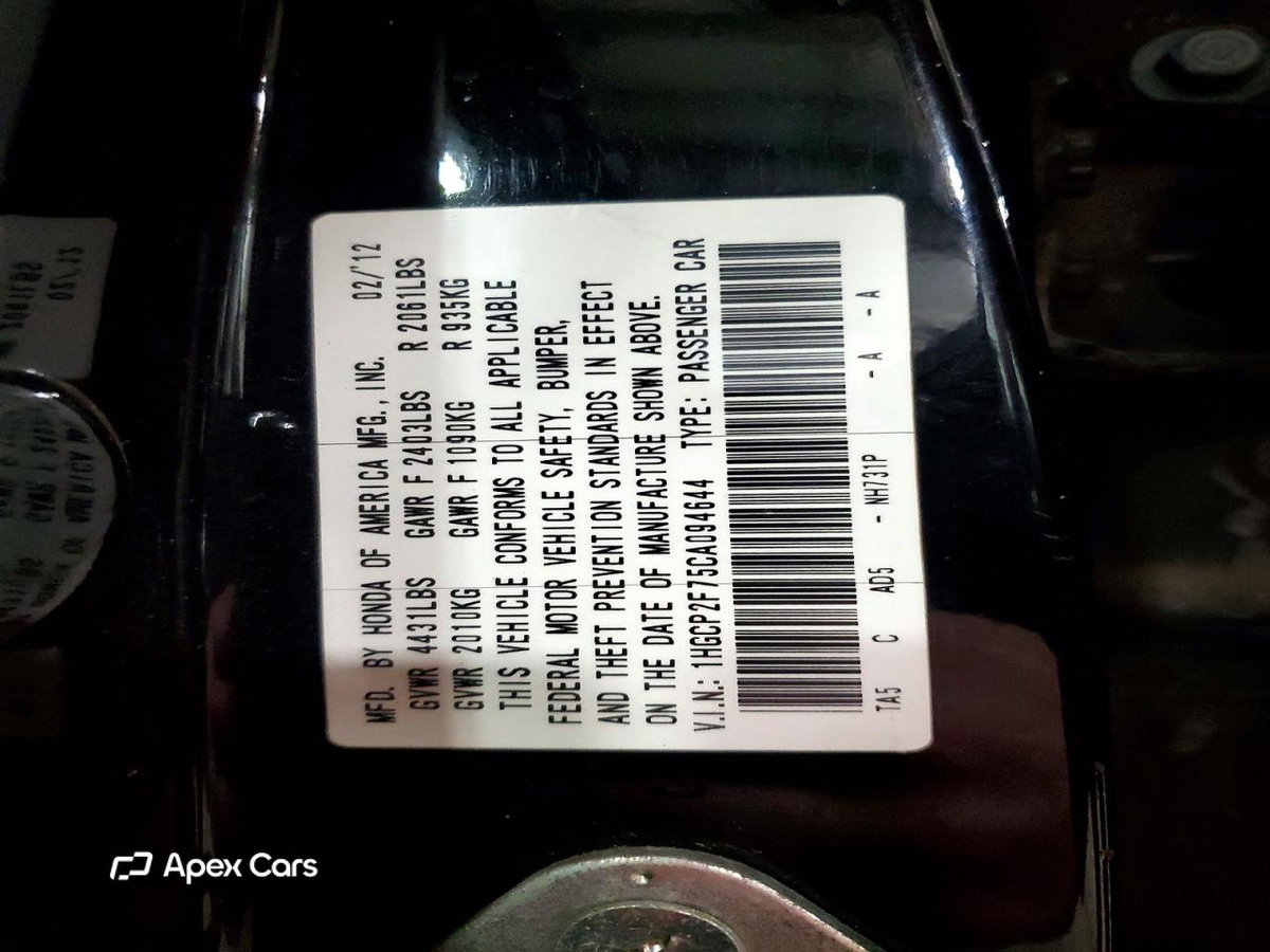 Honda Accord 2012