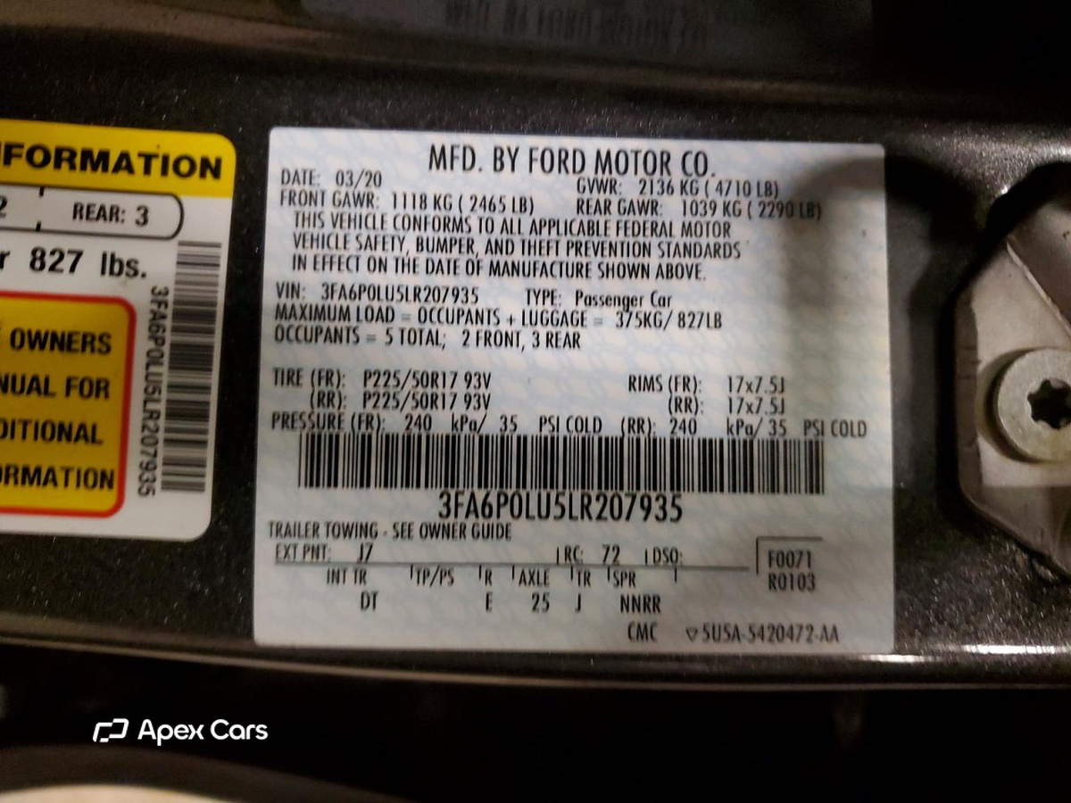 Ford Fusion 2020