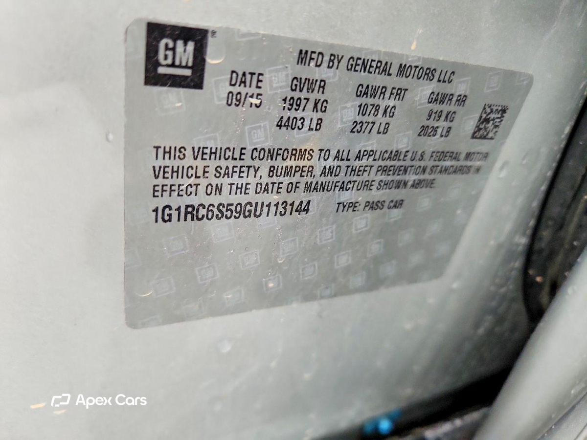 Chevrolet Volt 2016