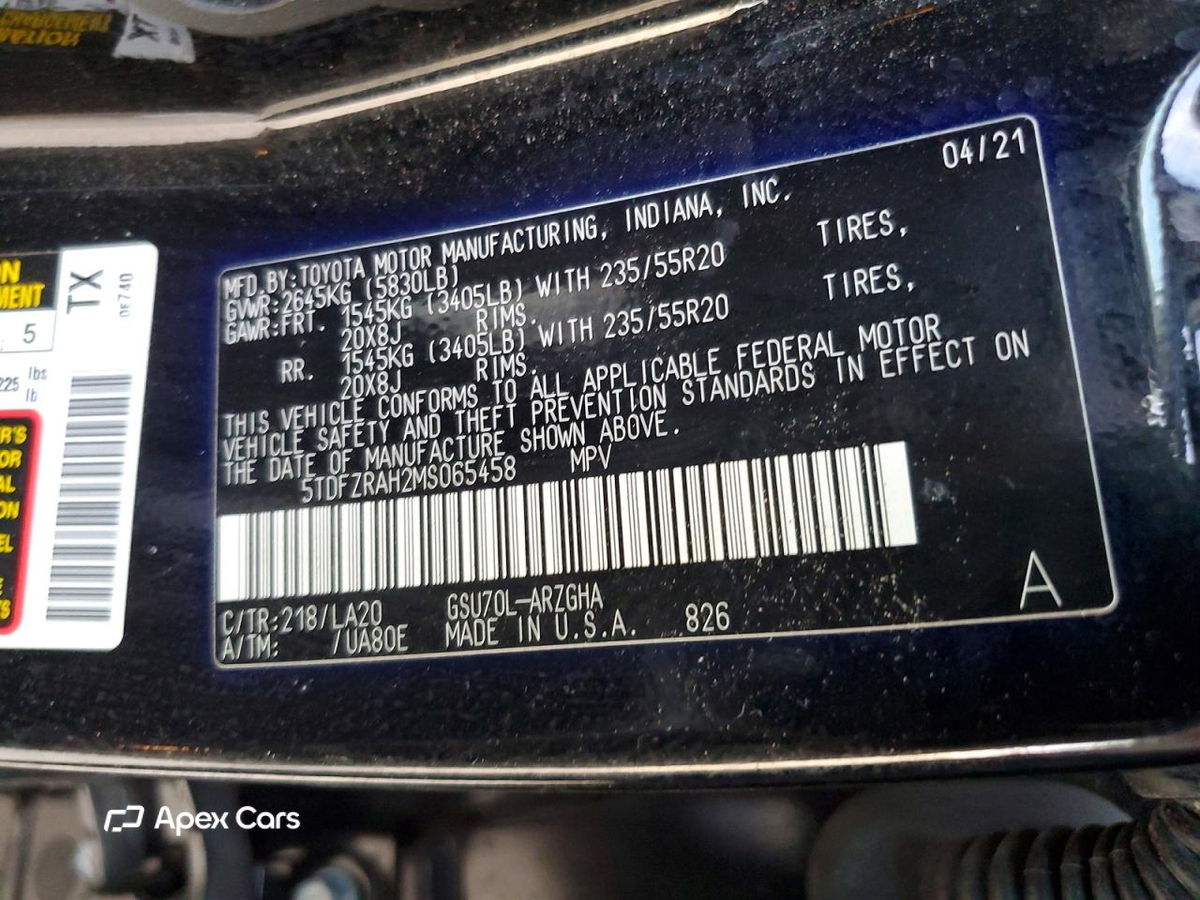 Toyota Highlander 2021