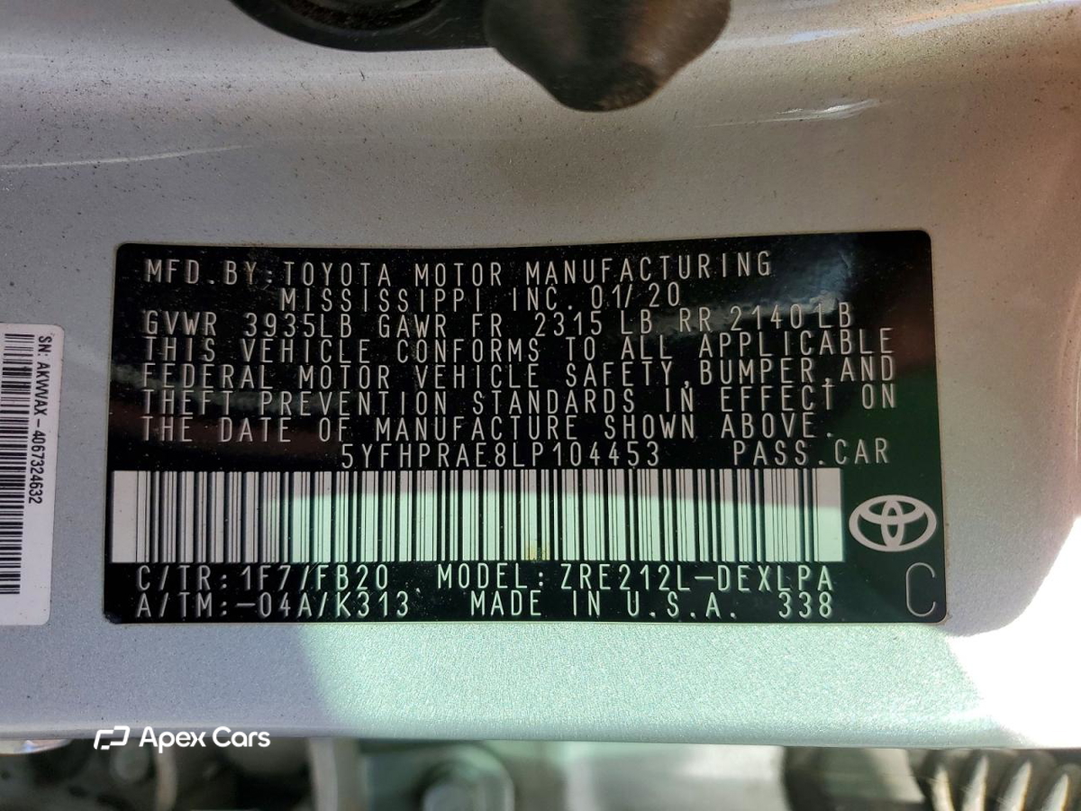 Toyota Corolla 2020