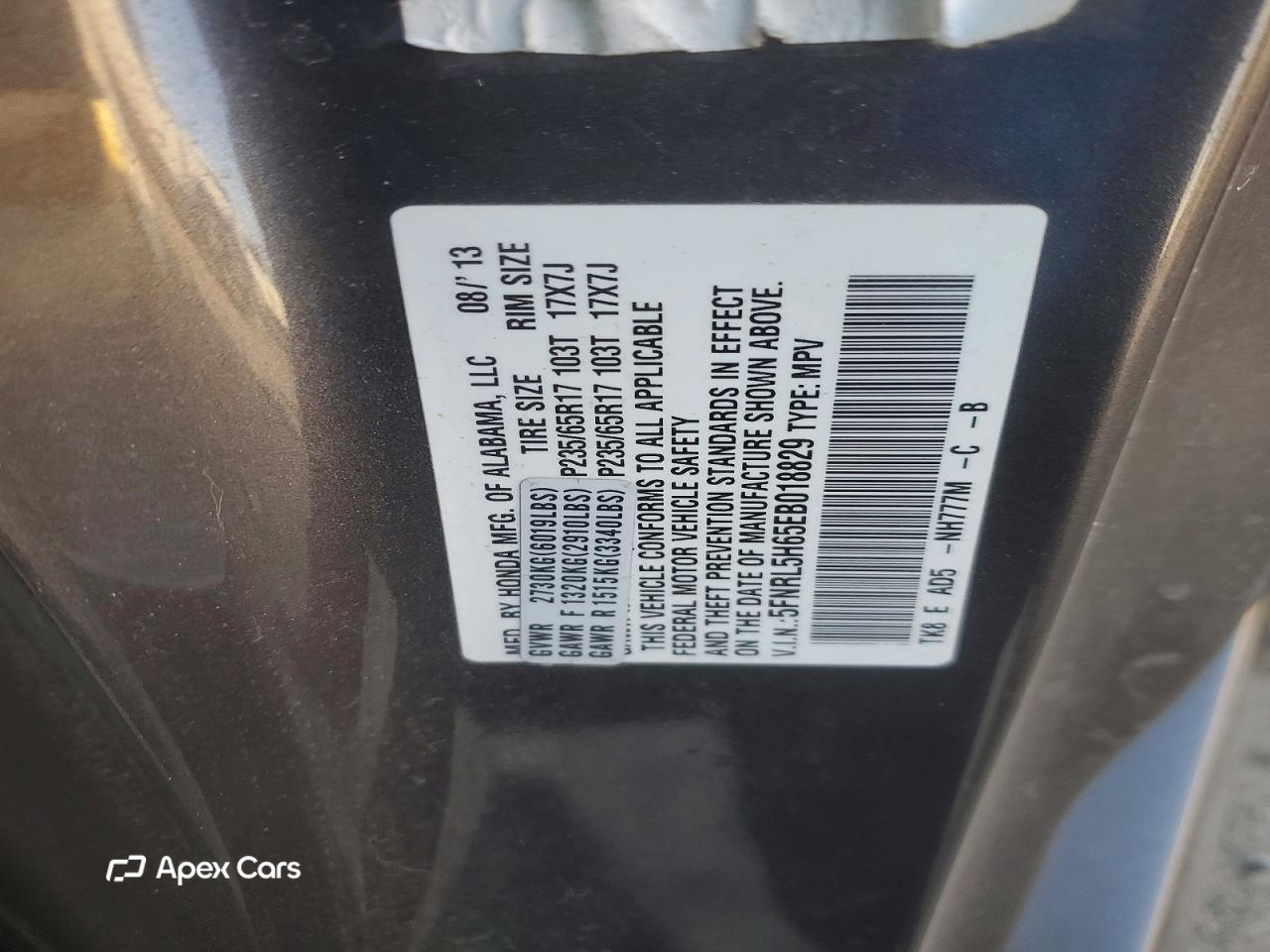 Honda Odyssey 2014