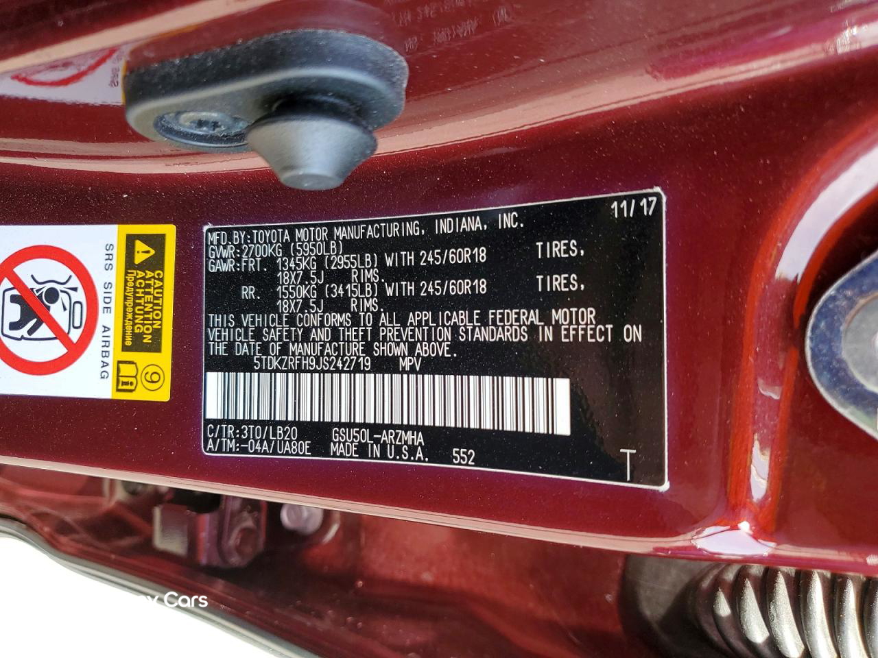 Toyota Highlander 2018