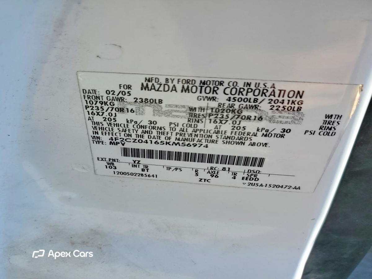 Mazda Tribute 2005