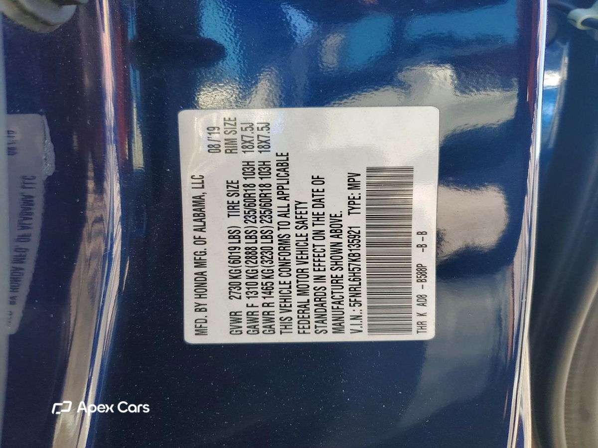 Honda Odyssey 2019