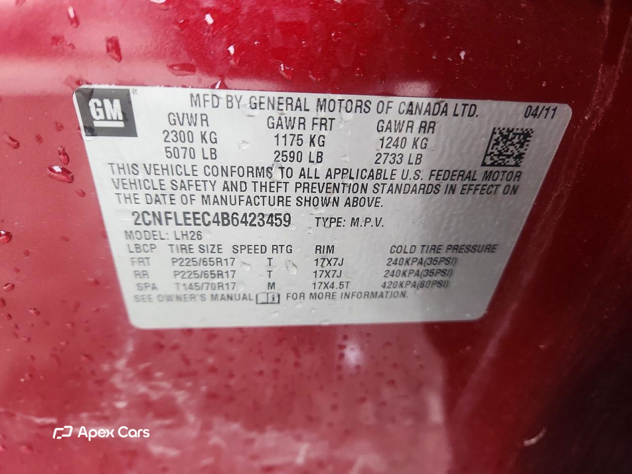 Chevrolet Equinox 2011