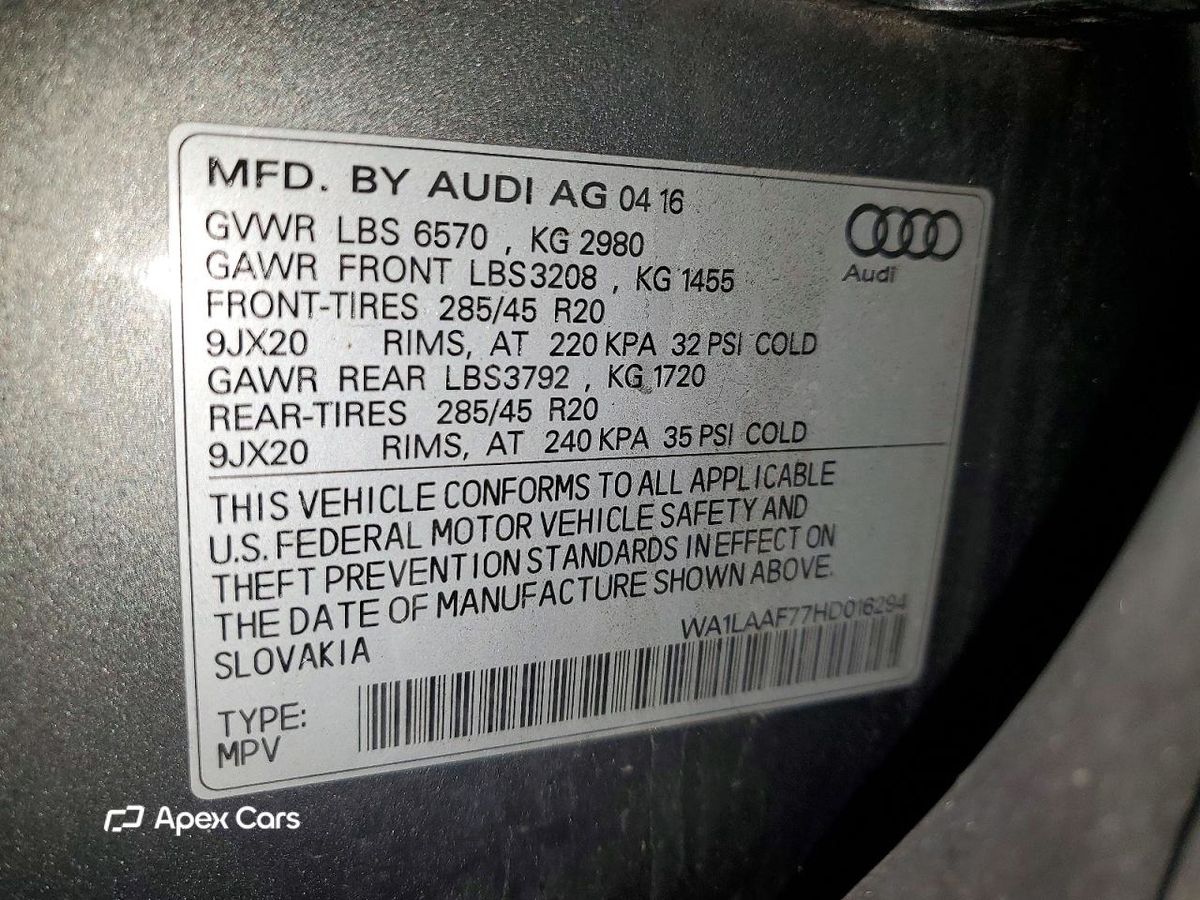 Audi Q7 2017