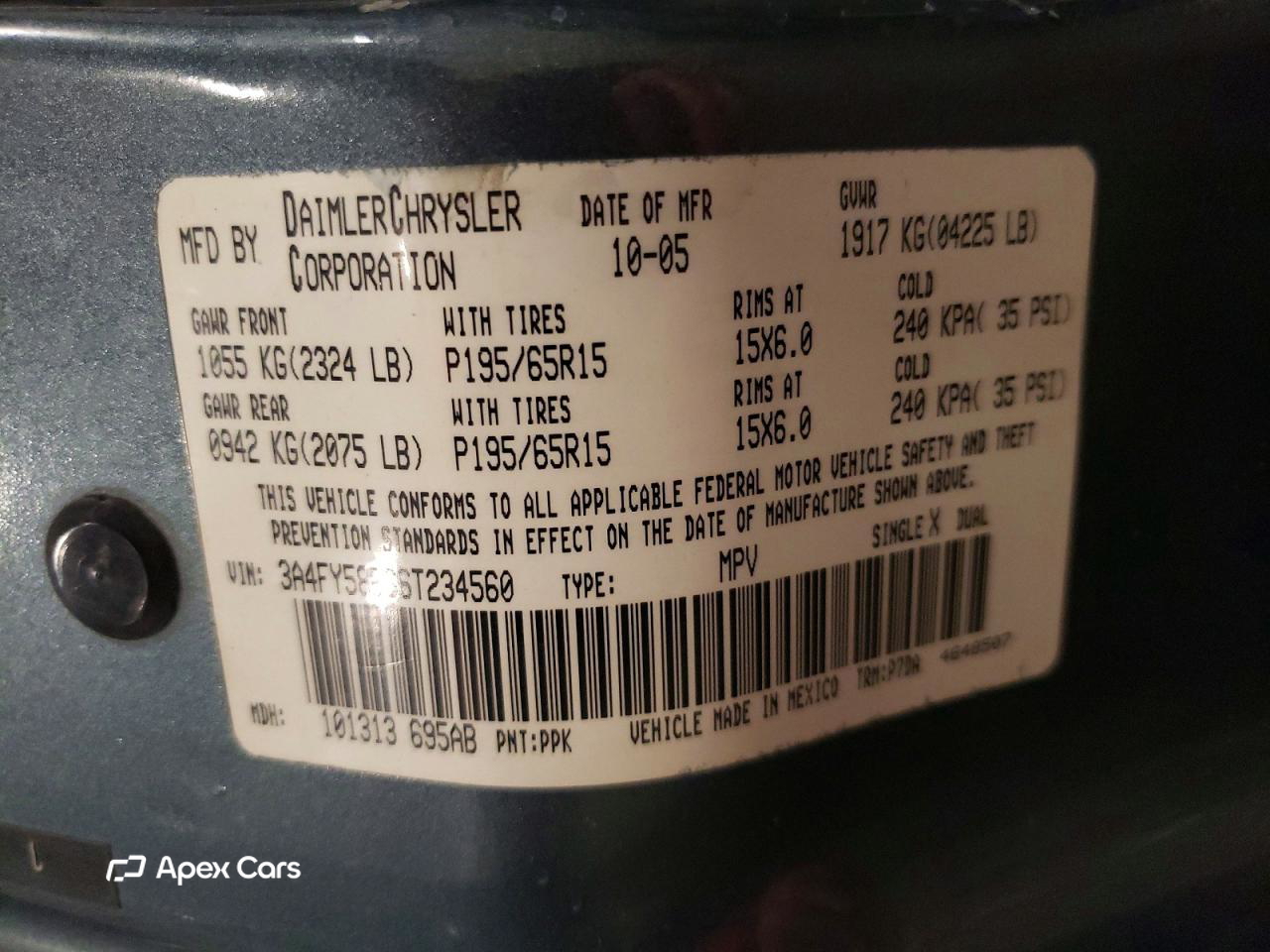 Chrysler PT Cruiser 2006