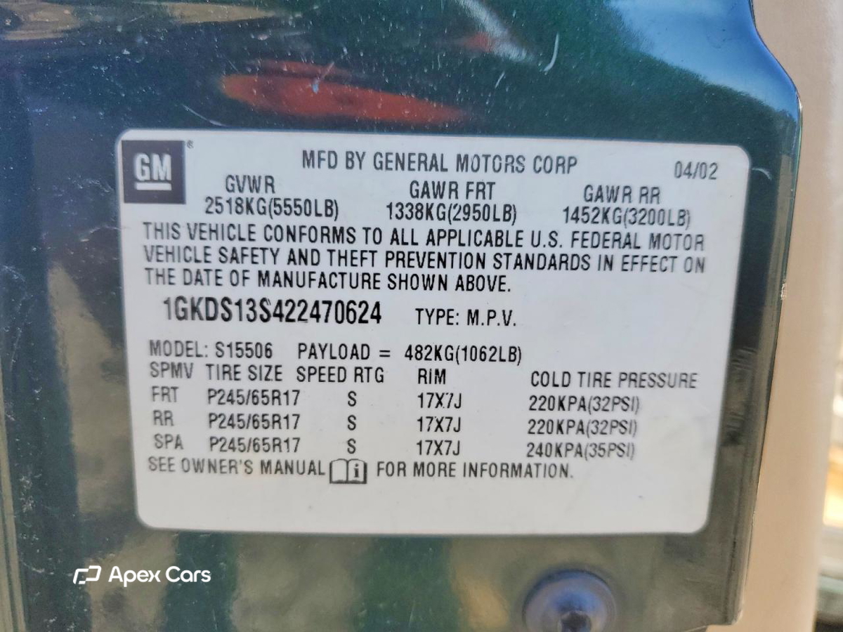 GMC Envoy 2002