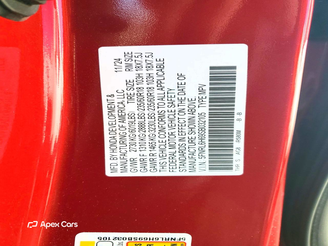 Honda Odyssey 2025