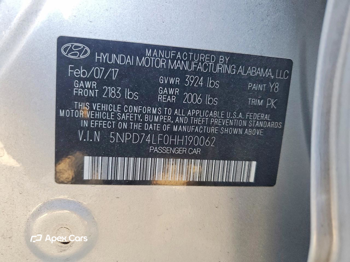 Hyundai Elantra 2017