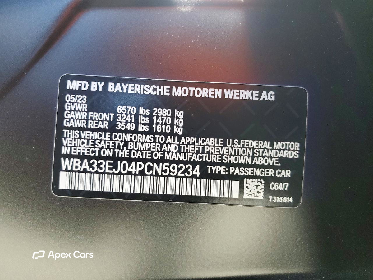 BMW Series 7 2023