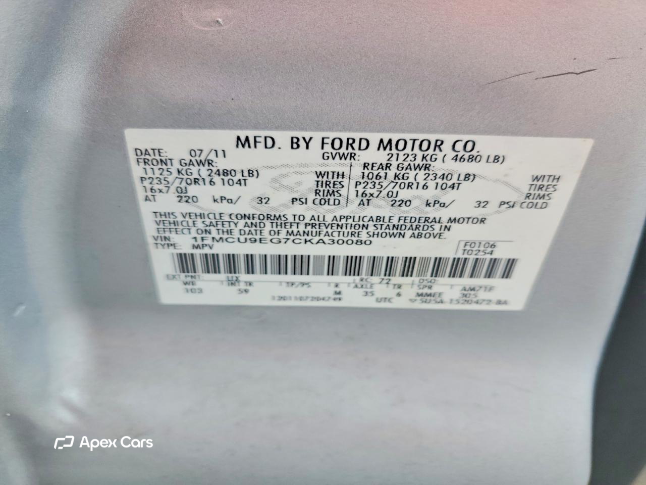 Ford Escape 2012