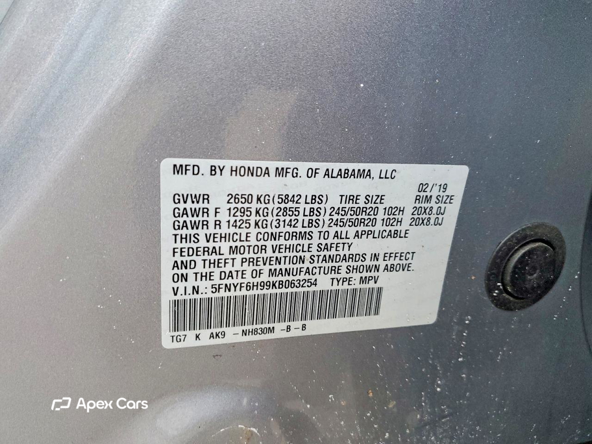 Honda Pilot 2019